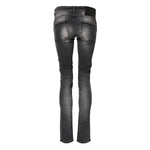 Acht Dark Gray Cotton Slim Fit Denim Low Waist Denim Jeans PAN71832-30