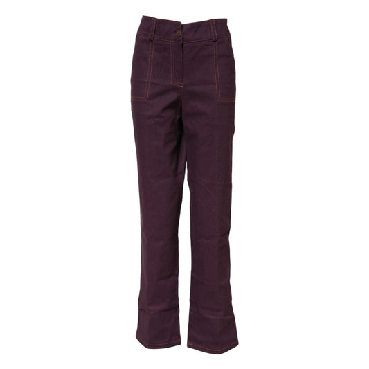 BENCIVENGA Purple High Waisted Tapered Pants PAN74155-50