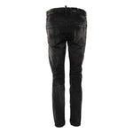 Dsquared² Black Washed Mid Waist Tapered Denim Jeans PAN74491-38