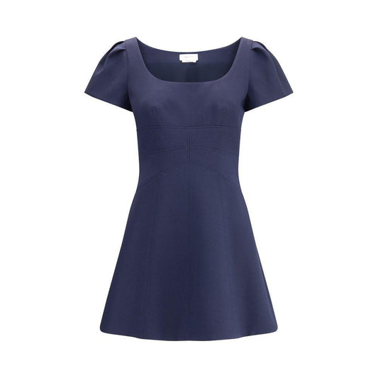 Alexander McQueen Short Dress with short gathered sleeves AL-841216QJAAA4100-IT44 | L