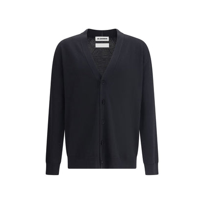 Jil Sander Black Wool Cardigan