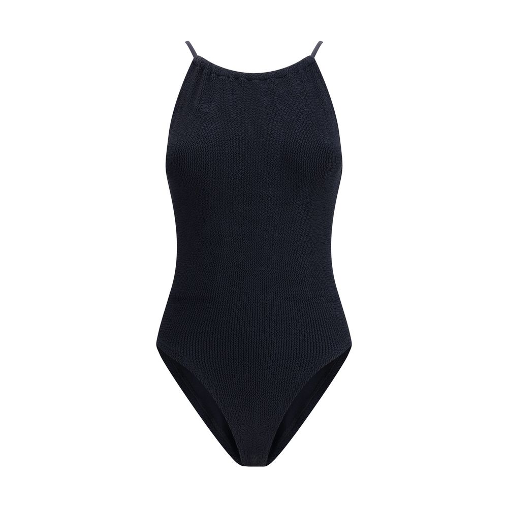 Hunza G Black Polyamide One-Piece Swimsuit