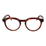 Guess Brown Men Glasses Frame, round full-rim acetate, 49-20-145 size, with branded case. Stylish and durable eyewear for men.