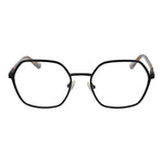 Guess Black Women Glasses Frame, metal square full-rim, lenses width 53mm, bridge width 19mm, temples length 140mm, includes branded case.