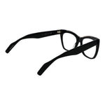 Yohji Yamamoto Black Men Glasses Frame in plastic, cat eye style, full-rim, demo lenses. Frame width 135mm, temples 145mm.