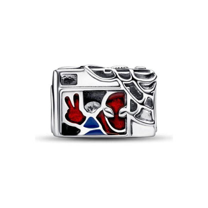 PANDORA CHARMS MARVEL COLLECTION Mod. SPIDER-MAN CAMERA ACTION Charms & Pendants