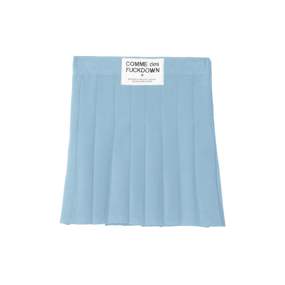 Comme Des Fuckdown Blue Polyester Skirt