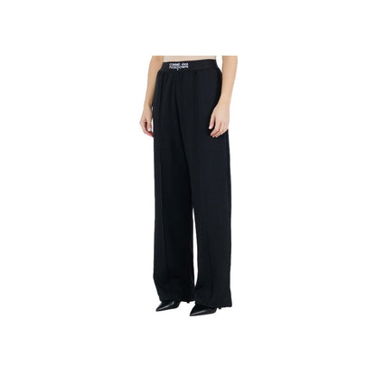 Comme Des Fuckdown Black Polyester Women Palazzo Trousers