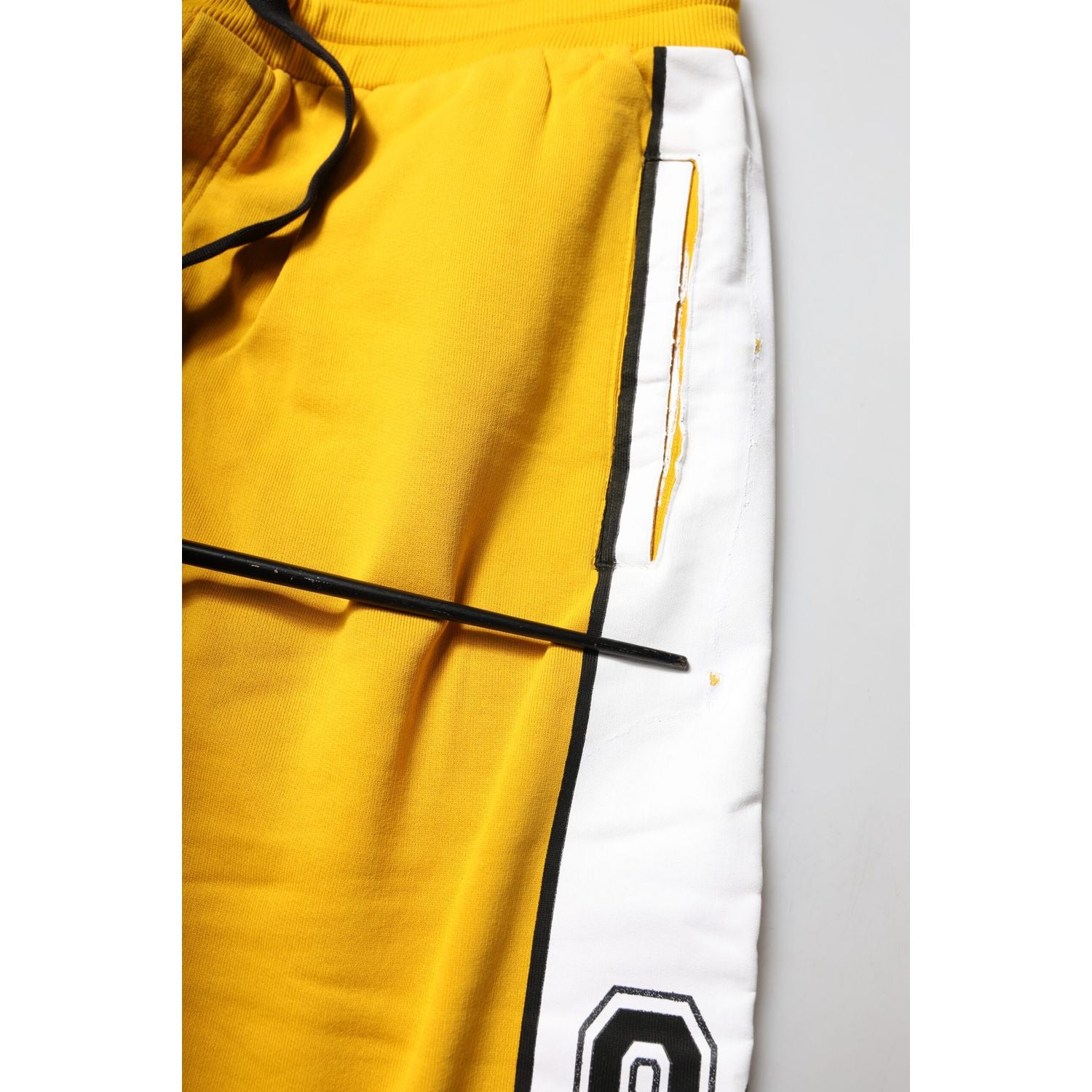 Dolce & Gabbana Yellow Cotton Print Jogger Sweatpants Pants