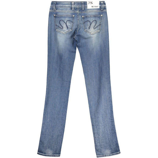RE-START Blue Cotton Jeans & Pant RE-19703-W25