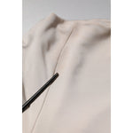 Roberto Cavalli Ivory Viscose Sheath Knee Length Dress DR81527-1