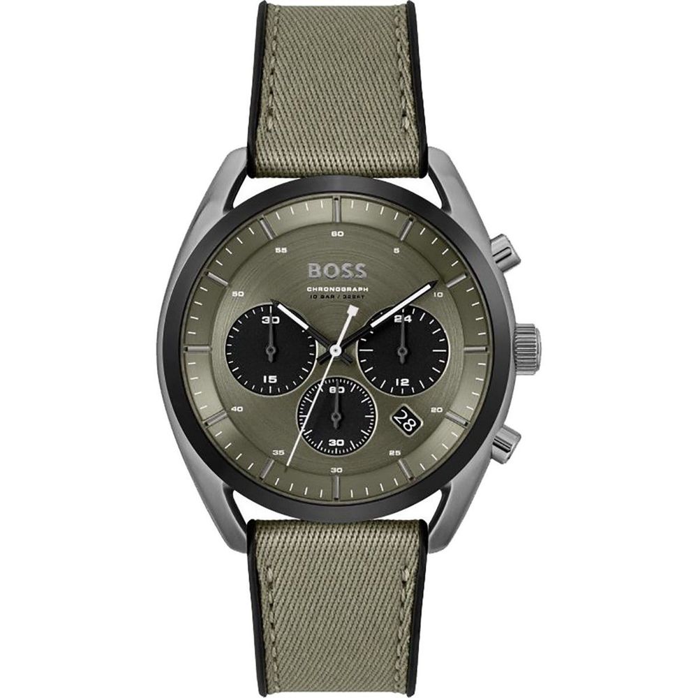 Hugo Boss Bicolor Fabric Sport Watch