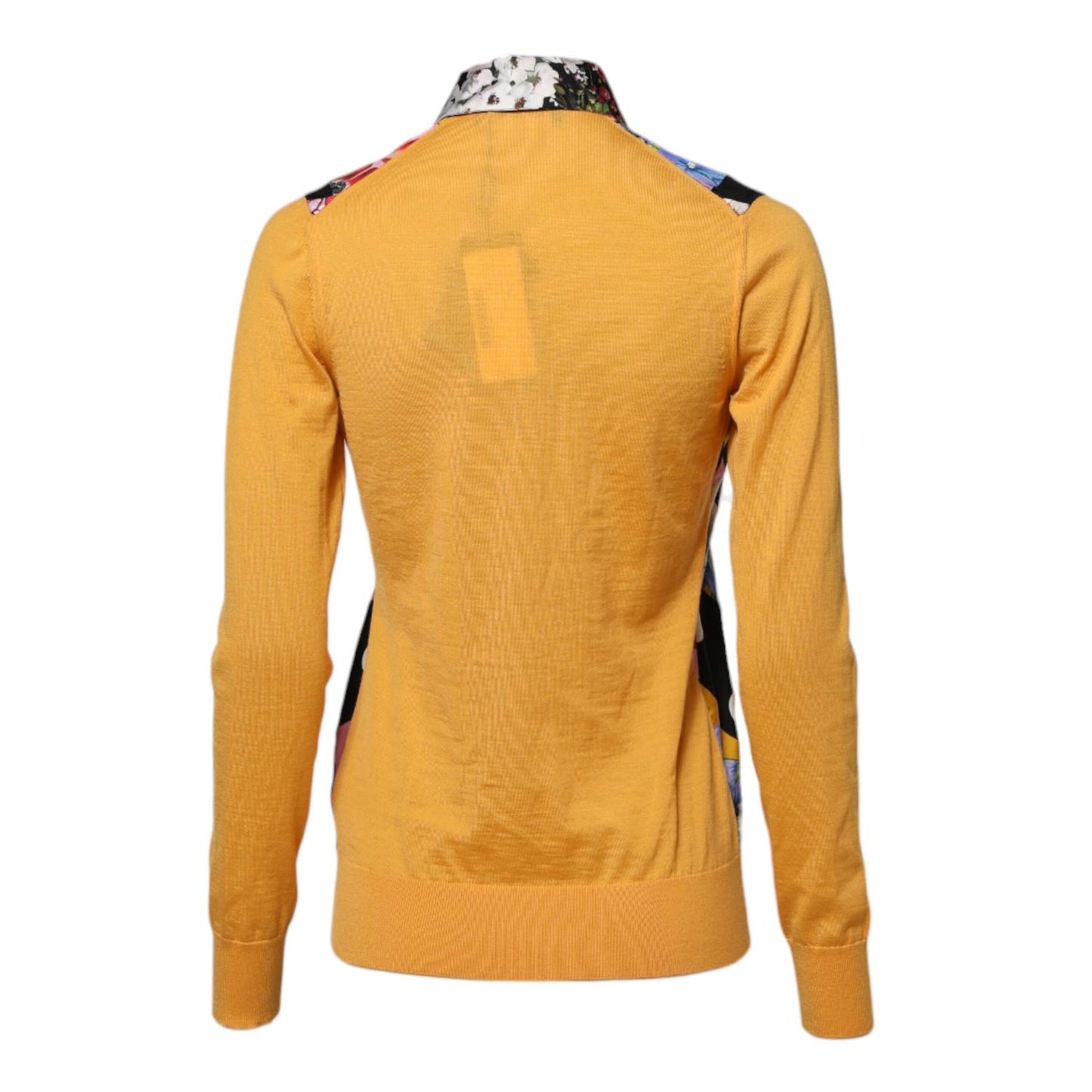 Dolce & Gabbana Multicolor Floral Long Sleeves Polo Top