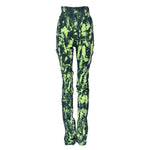 Dolce & Gabbana Green Color Splash High Waist Denim Jeans PAN73099-40