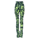 Dolce & Gabbana Green Color Splash High Waist Denim Jeans PAN73099-40