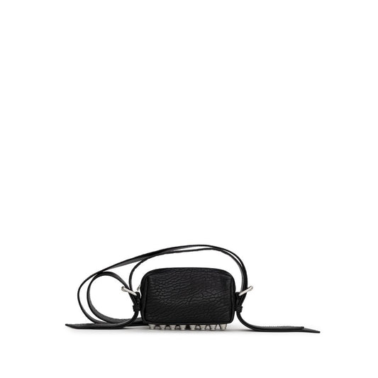 Alexander Wang Black Leather Shoulder Bag ALWA-8998676