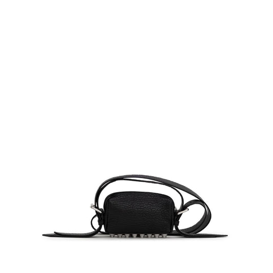 Alexander Wang Black Leather Shoulder Bag ALWA-8998676