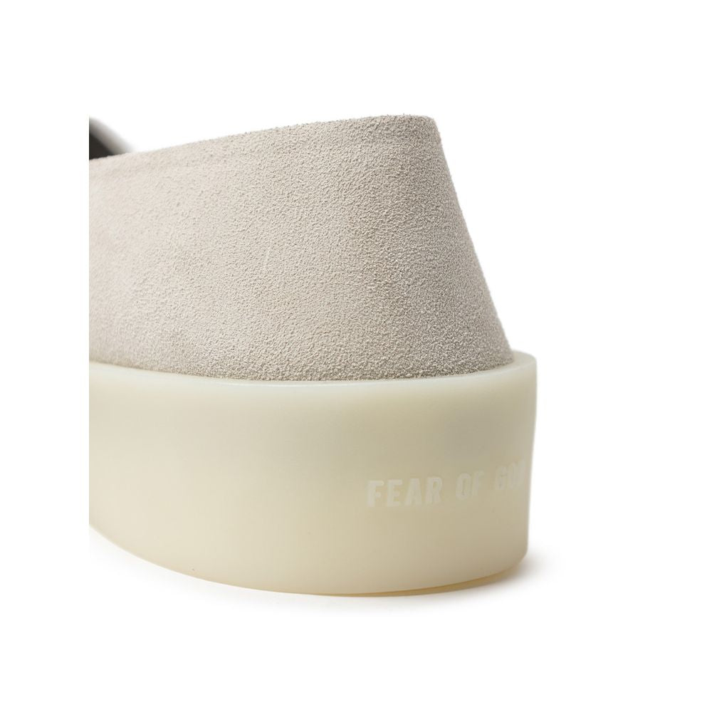 Fear Of God Gray Leather Moccassin FE-936720051516-EU43/US10