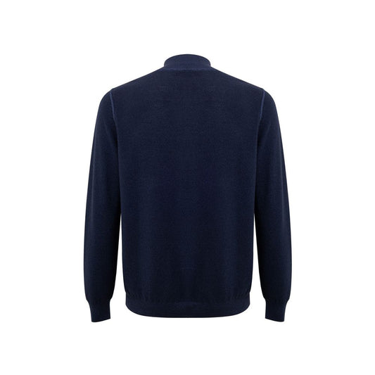 Gran Sasso Blue Wool T-Shirt GR-9496673-IT50 | L