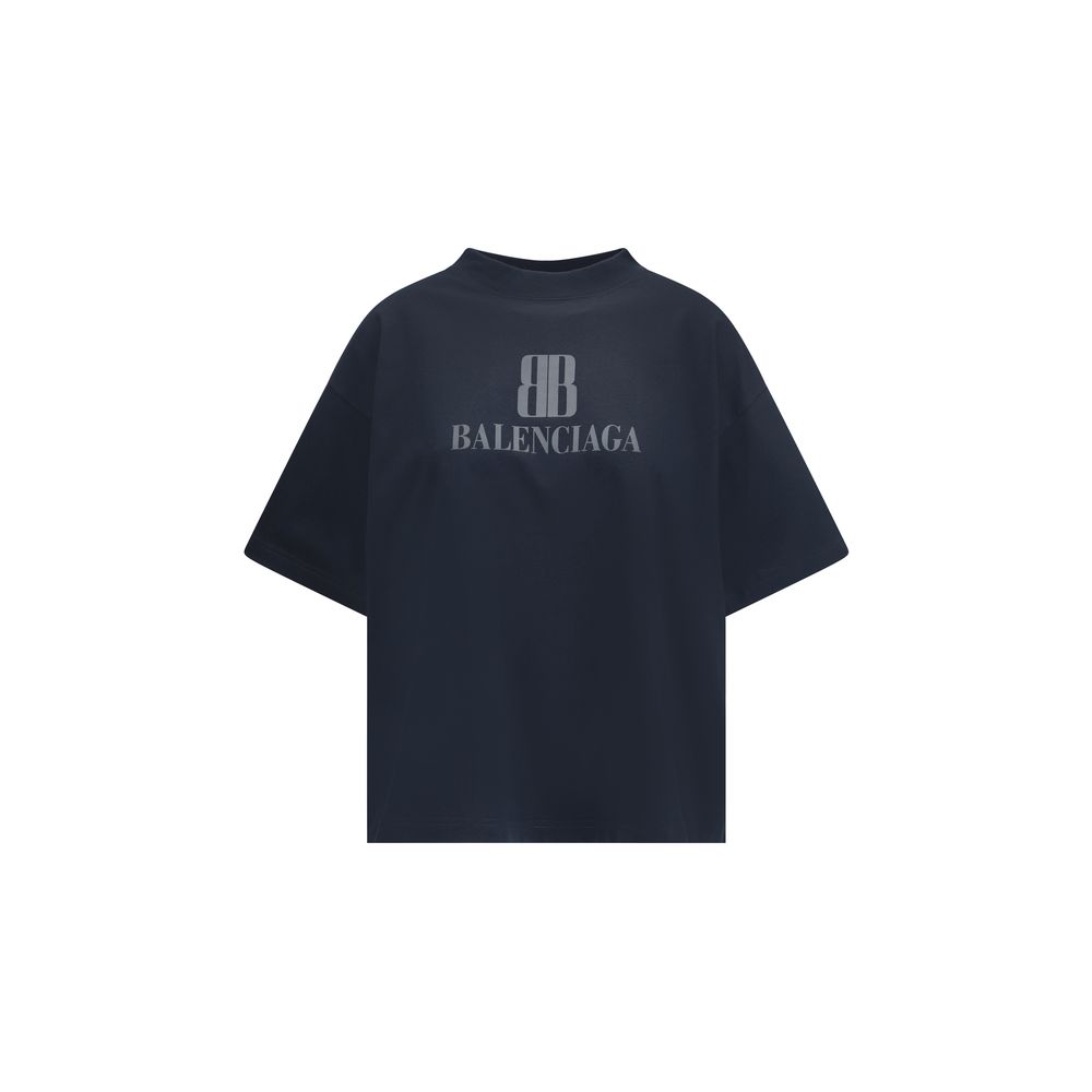 Balenciaga Black Cotton T-Shirt