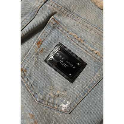 Dolce & Gabbana Light Blue High Waist Skinny Denim Jeans