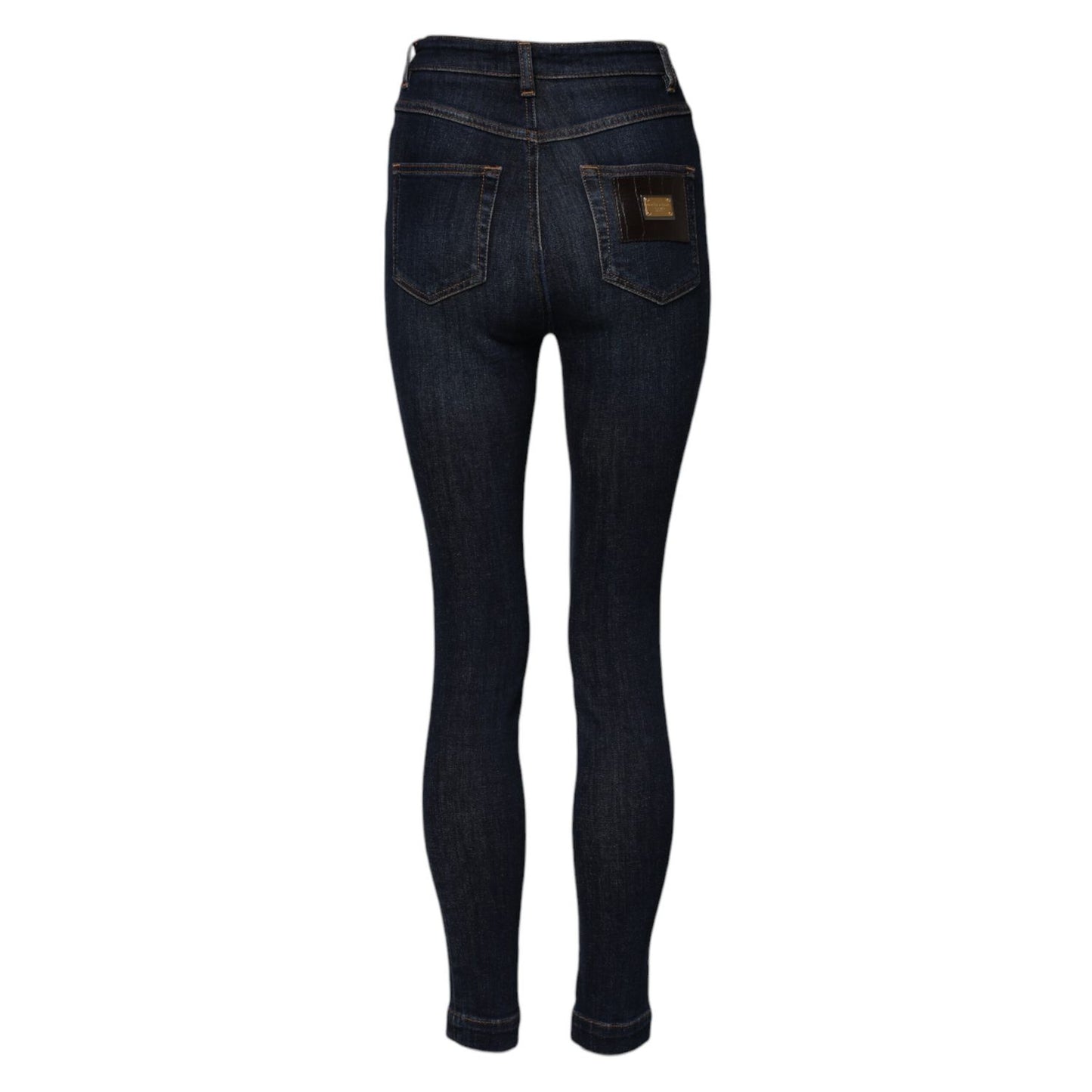 Dolce & Gabbana Blue GRACE High Waist Skinny Denim Jeans