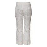Dolce & Gabbana White Cotton Floral Jacquard Pants PAN76107-38
