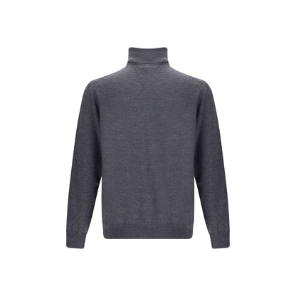 Etro Gray Wool Turtleneck