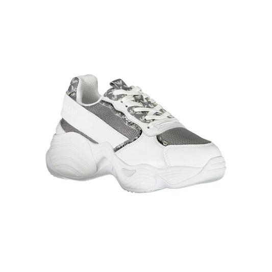 Emporio Armani White Polyester Sneaker EM-4278-EU35/US5