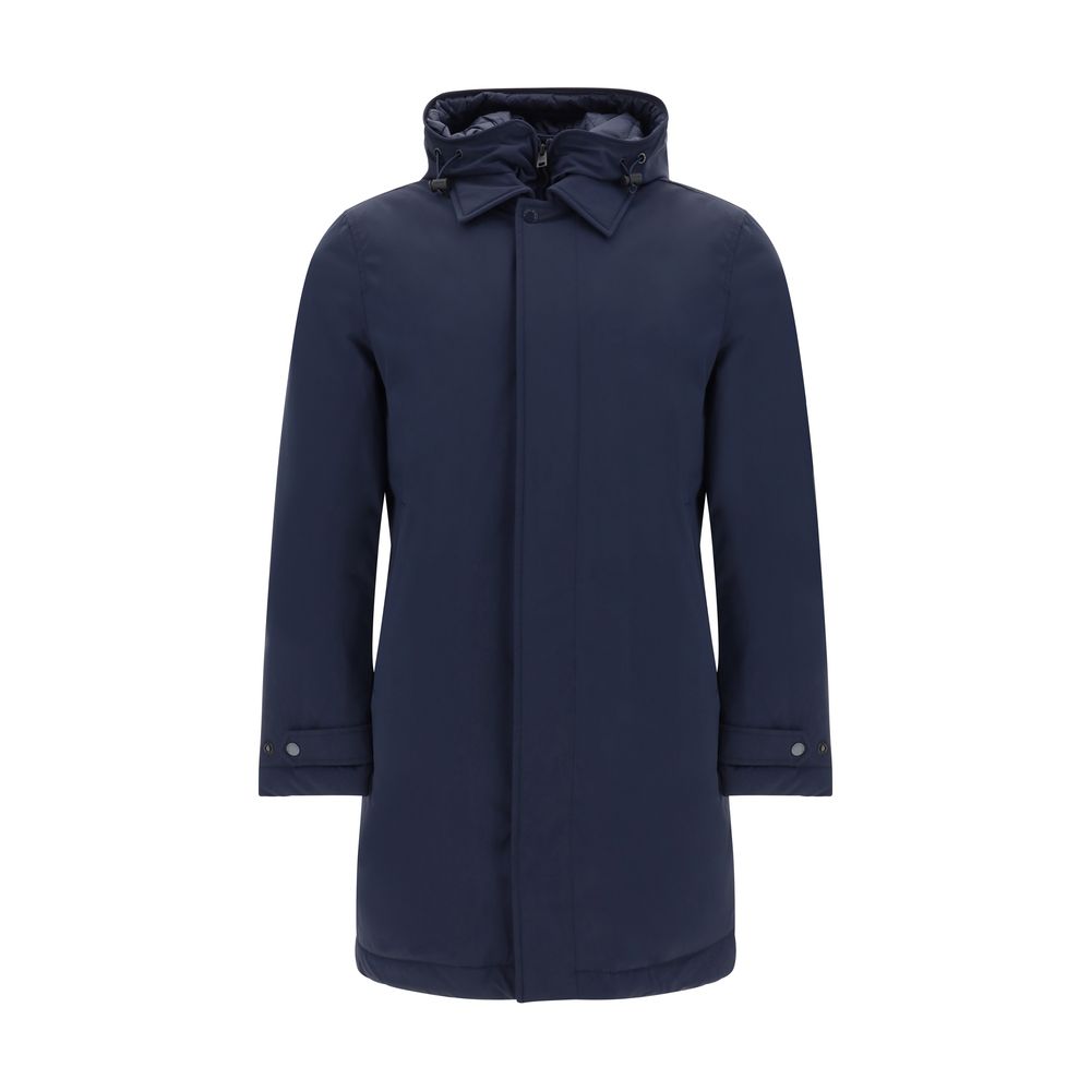 Woolrich Blue Polyester Coat