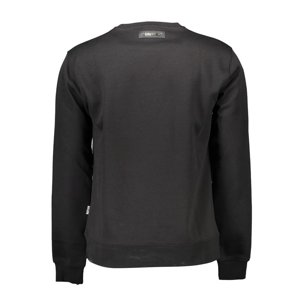 Plein Sport Black Cotton Men Sweater