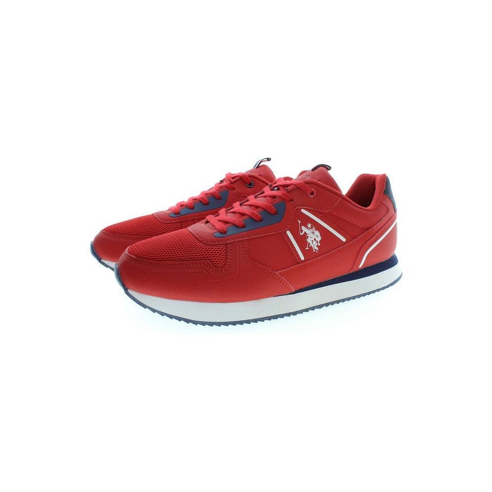 U.S. POLO ASSN. Red Polyester Sneaker US-14049-EU44/US11