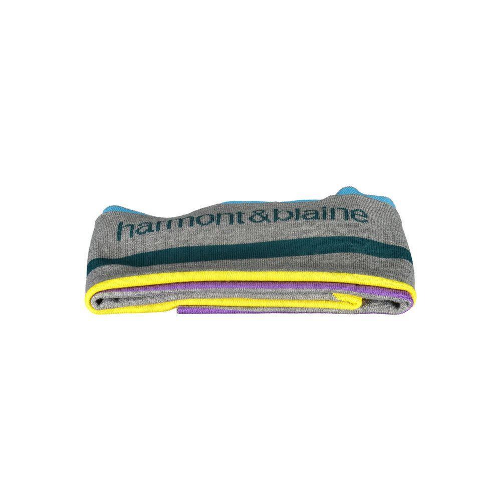 Harmont & Blaine Gray Wool Scarf HA-14238