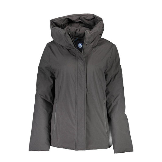 North Sails Black Polyester Jackets & Coat NO-16411-XS