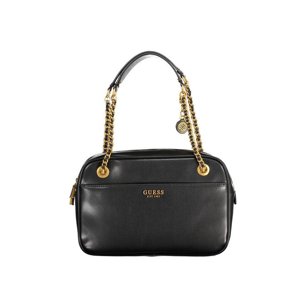 Guess Jeans Black Polyethylene Handbag GU-18480
