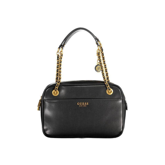Guess Jeans Black Polyethylene Handbag GU-18480