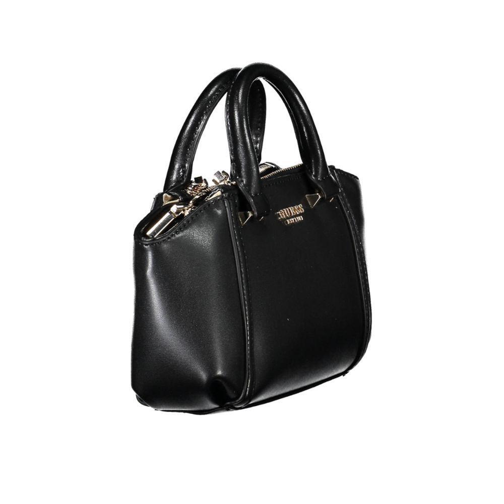 Guess Jeans Black Polyethylene Handbag GU-18486