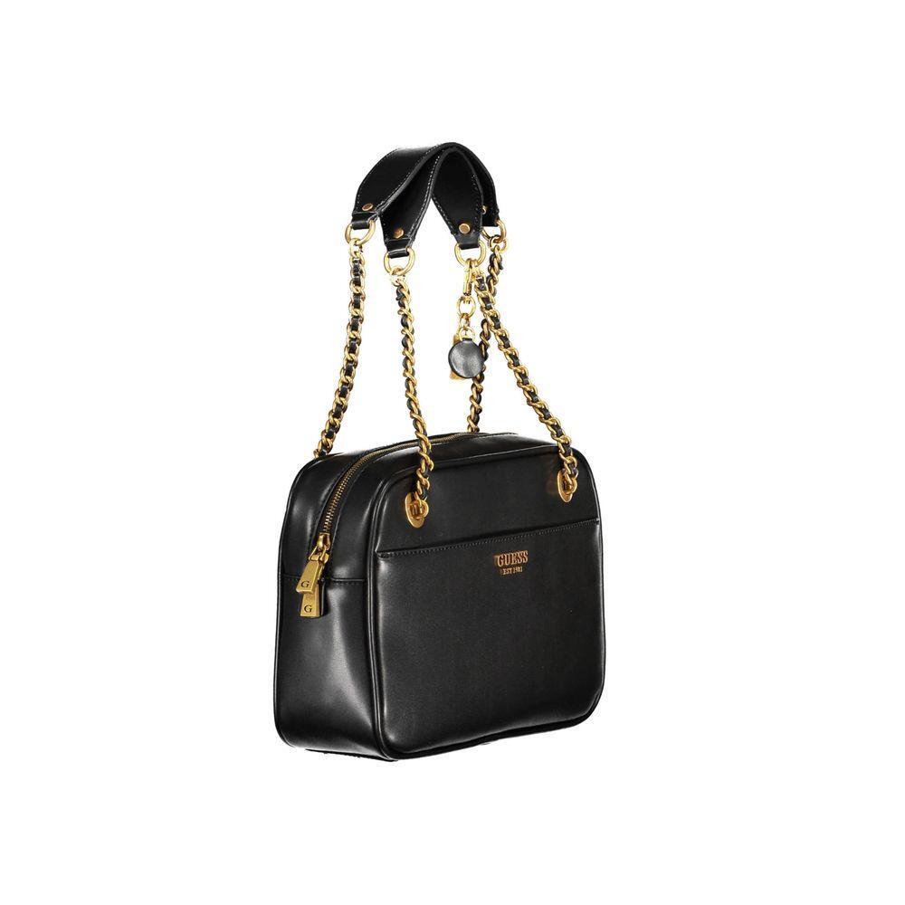 Guess Jeans Black Polyethylene Handbag GU-18480