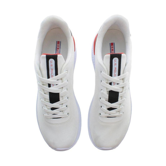 U.S. POLO ASSN. White Polyester Sneaker
