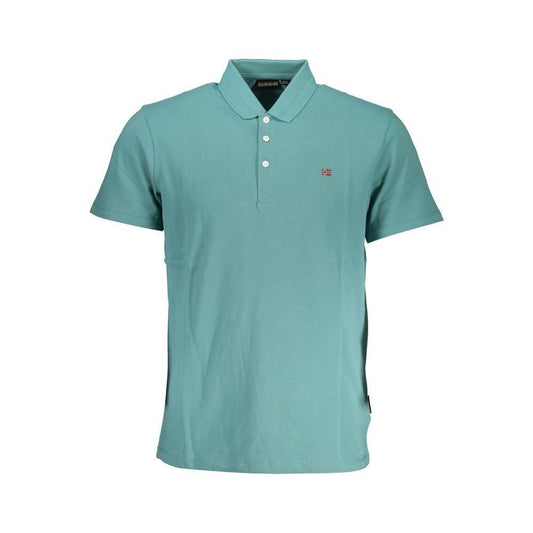 Napapijri Green Cotton Polo Shirt
