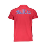 Cavalli Class Red Cotton Polo Shirt CA-21295-S