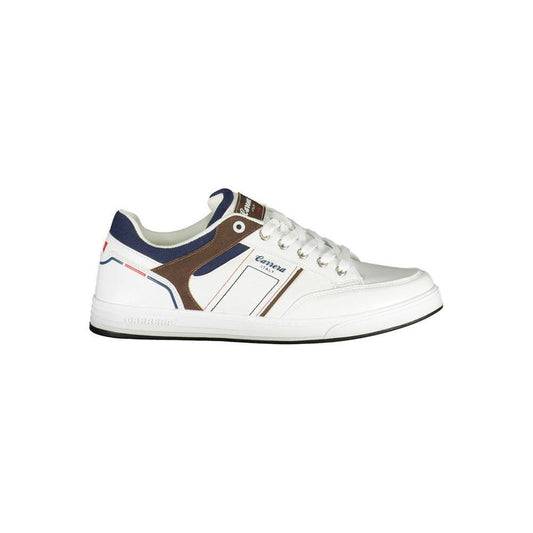 Carrera White Polyester Sneaker CA-21906-EU41/US8