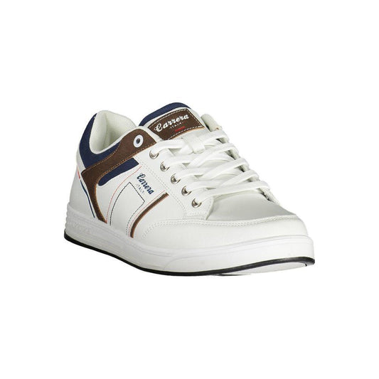 Carrera White Polyester Sneaker CA-21906-EU41/US8