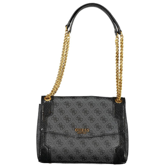 Guess Jeans Black Polyethylene Handbag GU-23462