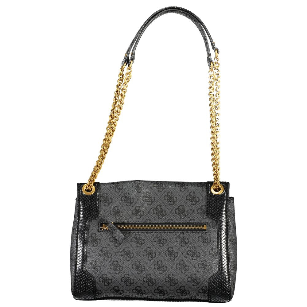 Guess Jeans Black Polyethylene Handbag GU-23462