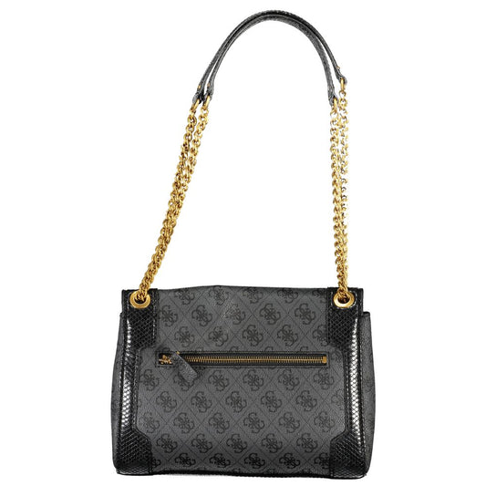 Guess Jeans Black Polyethylene Handbag GU-23462