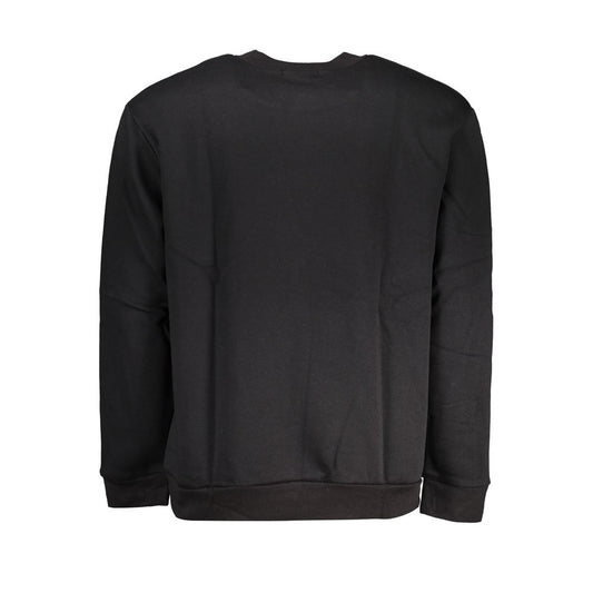 Cavalli Class Black Cotton Sweater CA-28494-XL