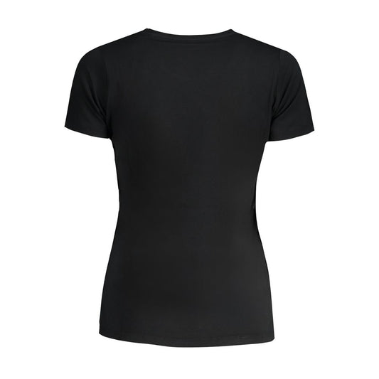 Pepe Jeans Black Cotton Tops & T-Shirt PE-31357-XS