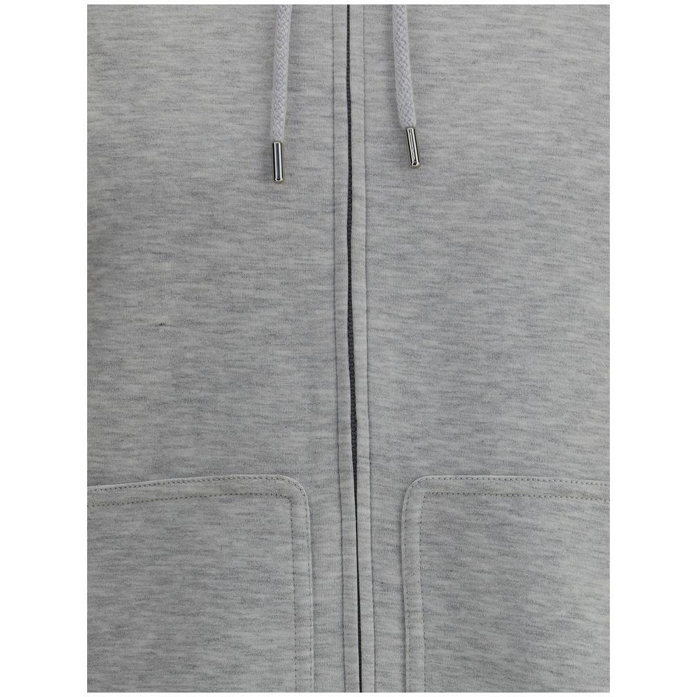 Brunello Cucinelli Monochrome Men Hoodie BR-MM8319069GC1250-L