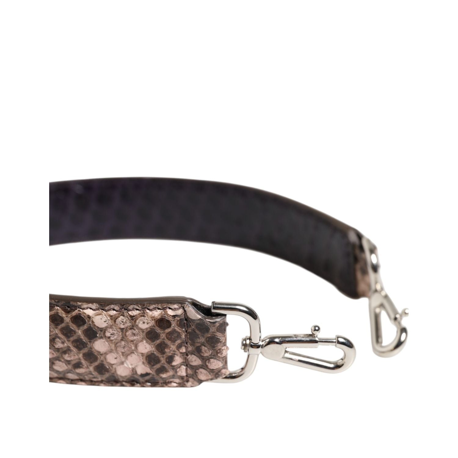 Dolce & Gabbana Brown Exotic Leather Handbag Accessory Shoulder Strap